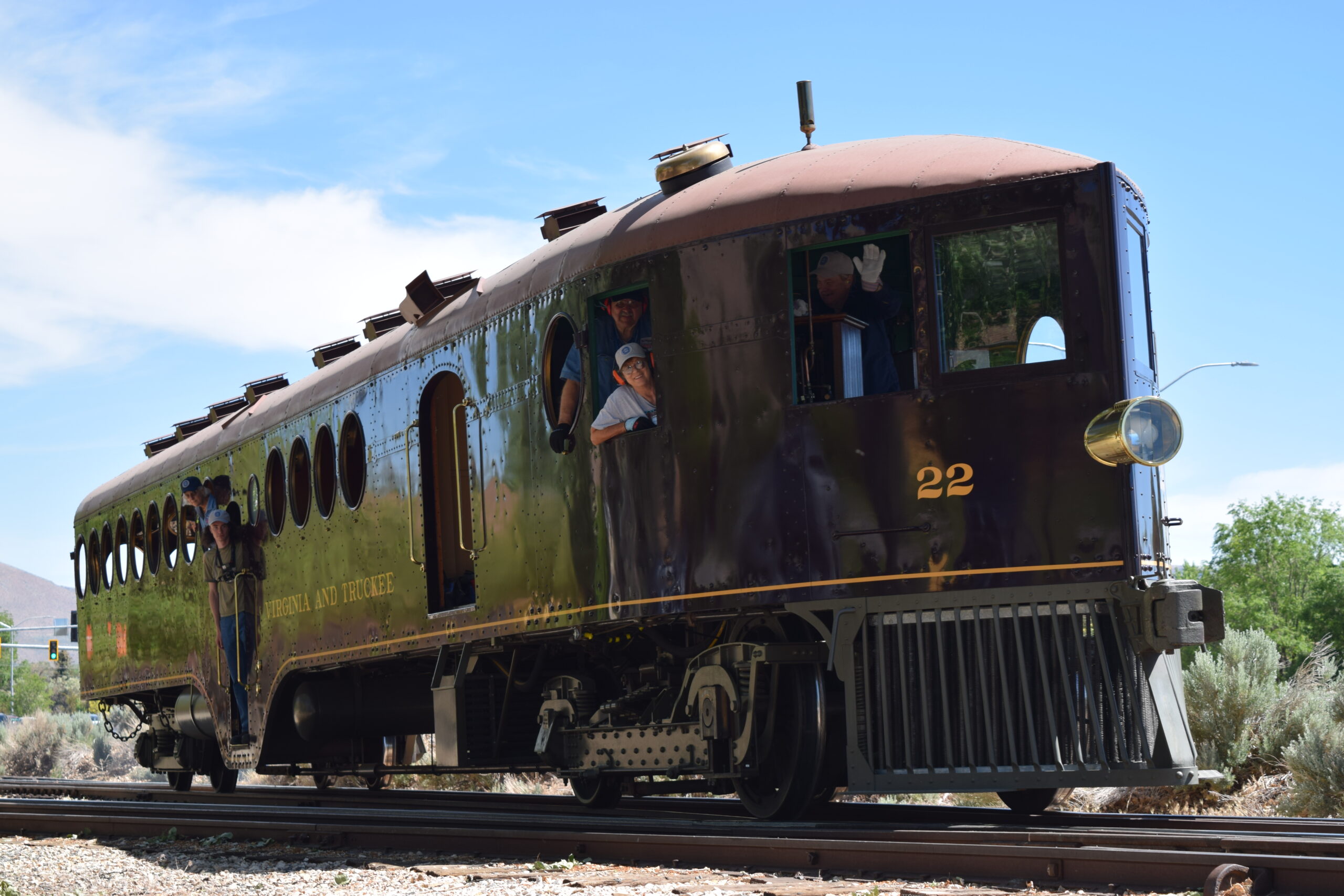 Virginia & Truckee McKeen Motor Car No. 22